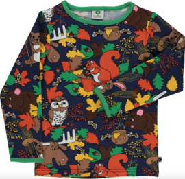 Smafolk longsleeve with Forrest Animals