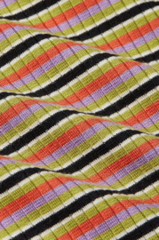 King Louie Lili  Tee MistralStripe -Green Envy