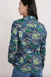 Seasalt  Larissa Shirt - Sketchbook Trees Sea Cave