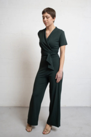 Very Cherry - Emmylou Jumpsuit Tricot Deluxe Bottle Green