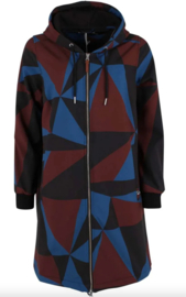 Danekarla softshell Black Ocean Triangulate