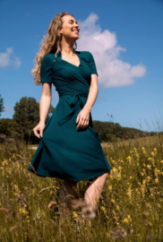 Very Cherry - Hollywood Dress Petrol Tricot de Luxe