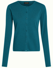 King Louie  Cardi roundneck Cocoon - Spruced Green