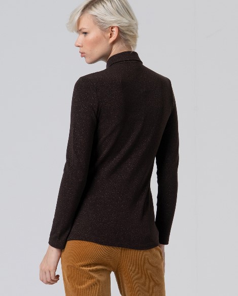 Surkana Shirt  Chocolate 565IRLU111