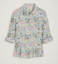 Seasalt  Larissa Shirt - Meadow Birds Chalk