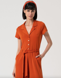 Surkana  Long Short Sleeve Jumpsuit-Tile  515LIMA811