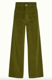 King Louie Paige Pocket Pants Baby Cord-Posey Green