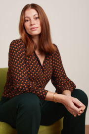King Louie -Maisie Blouse Mayfield- Beet Red