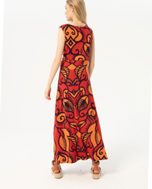 Surkana Long Sleeveless Dress With Ruching 524TICE714