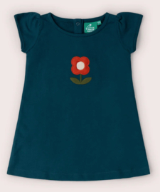 Little Green Radicals- Red Flower Tunic Dress