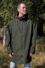 Danefae -Danenorthsea Rain parka Dark Army
