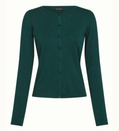 King Louie  Cardi roundneck Cocoon - Pine Green