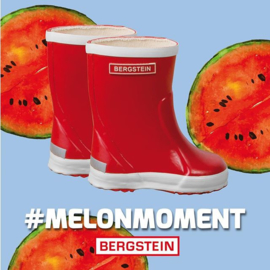 Bergstein footwear regenlaars - red