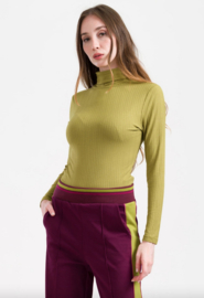LaLamour-Ruby Top Jersey Rib-Golden Cypress