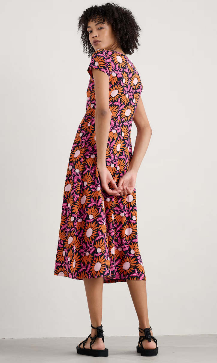 Seasalt -Wild Bouquet Dress-Bold Sunflower Maritime