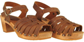 Sanita Silo Square Sandal Chestnut