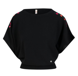 Blutsgeschwister Knitted Top-Picnic Friend-Lady in Black