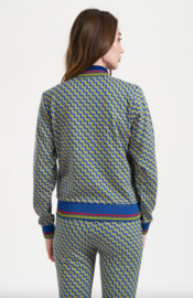 LaLamour-Nora Bomber Jacket- Jetset Swirl