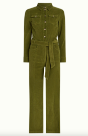 King Louie Mia Jumpsuit Baby Cord- Posey Green
