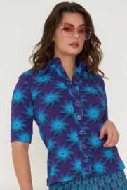 Tante Betsy Button Shirt Spiro Blue