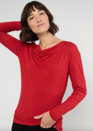 Blutsgeschwister Longsleeve Wishful Waterfall-Magma Red