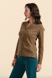 LaLamour-Iris Blouse-Art Nouveau
