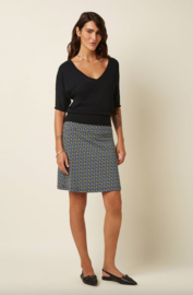King Louie Border Skirt Blend- Black