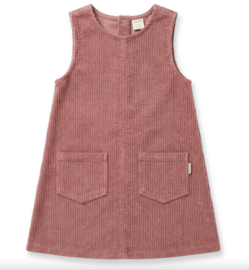 Maxomorra  Dress Corduroy Pink