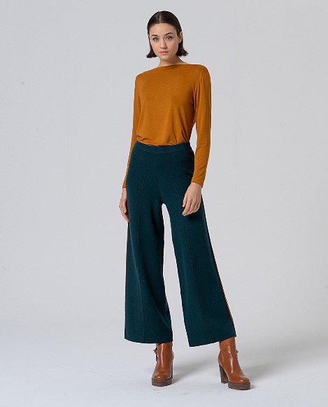 Surkana  Contrasting Trim Knit Pants 565LIKO535