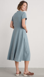 Seasalt Carved Wood Dress -Hail