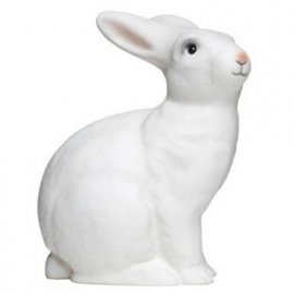 Figuurlamp wit konijn