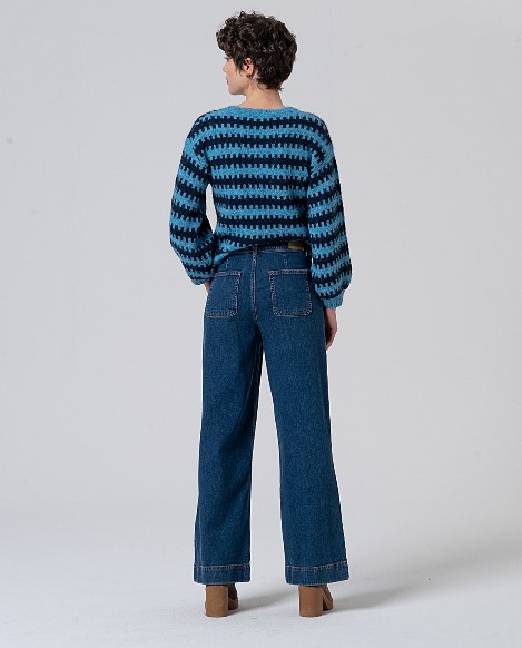 Surkana  Wide Pants -Indigo 555LIJE524