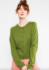 Blutsgeschwister Cardigan-Sweet Knit-Green Kiwifruit