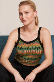 King Louie  Sofie Top Penny Zigzag