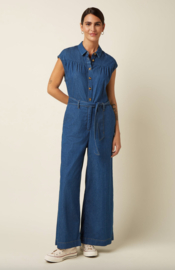 King Louie Amy Jumpsuit Chambray-Denim Blue