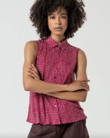 Surkana Sleeveless Shirt-Fuchsia 525RYON113
