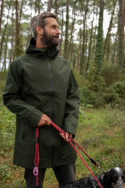Danefae -Danenorthsea Rain parka Dark Army