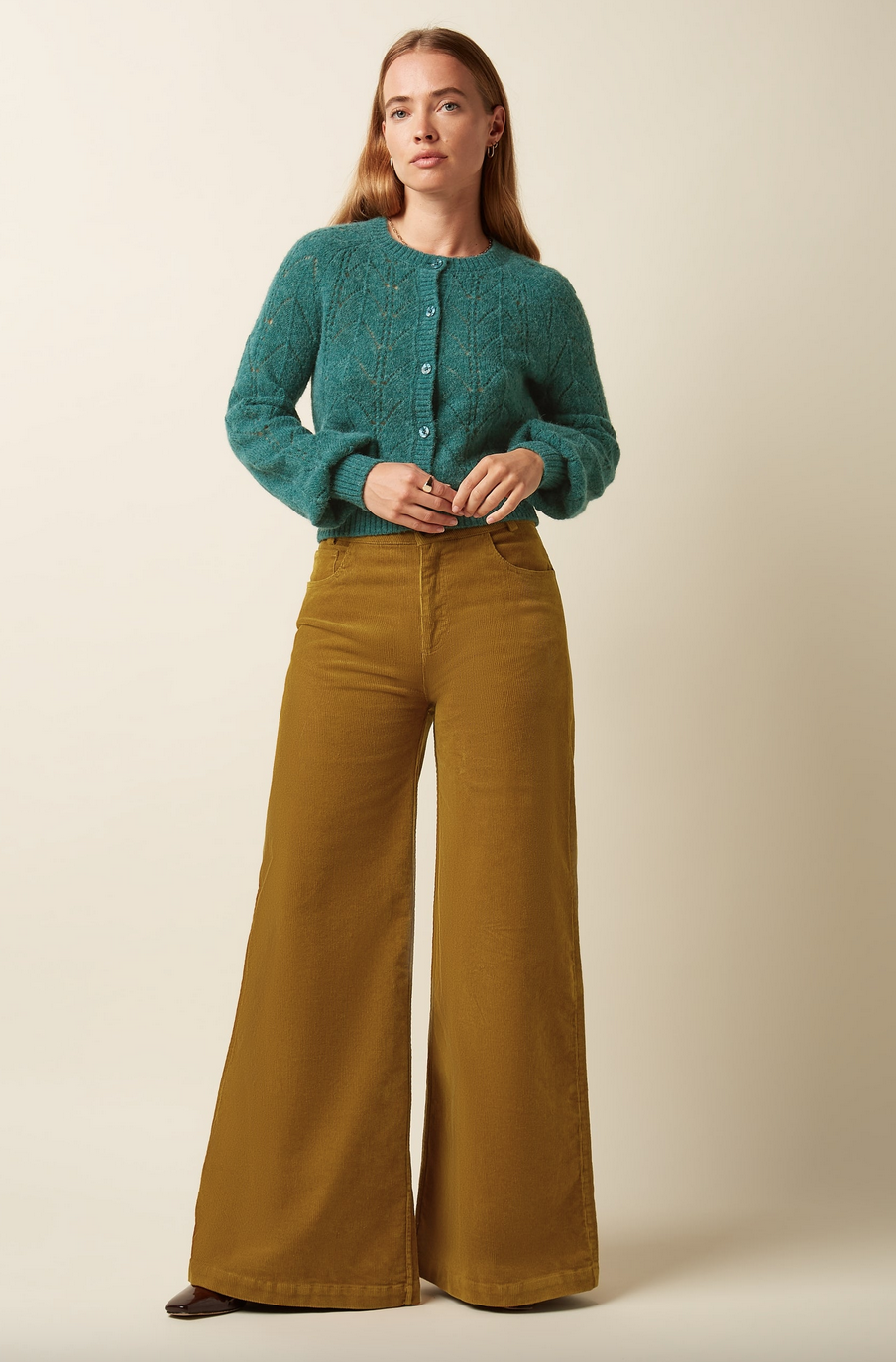 King Louie  Raglan Cardi Bernard-Spruced Green