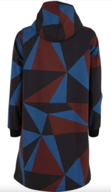 Danekarla softshell Black Ocean Triangulate