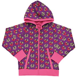 Maxomorra cardigan reversible  Arctic Berry