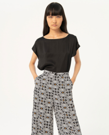 Surkana  Wide Trousers in Printed Satin 514MASA525