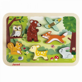 Janod  Chunky puzzel - Bos