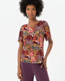 Surkana Wide t-shirt With Flared Short Sleeves Multi 524GIAL014