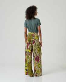 Surkana  Wide Leg Pants-Green  526MILE515