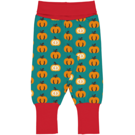 Maxomorra rib pants Garden Pumpkin