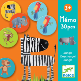 Djeco - memorie jungle 30 pcs DJ08159