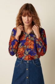 King Louie Karen Blouse Maui-Summer Fig