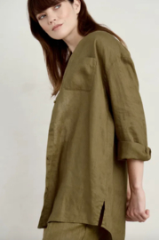 Seasalt  Beach Road Longline Summer Linen Shirt