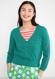 Blutsgeschwister Cardigan-Sweet Petite Cypress Petrol