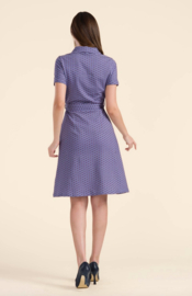 LaLamour-Monique Dress-Small Blue Flower